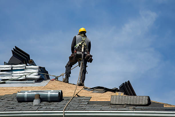 Professional Metal Roofing technician working in Roberts, MT